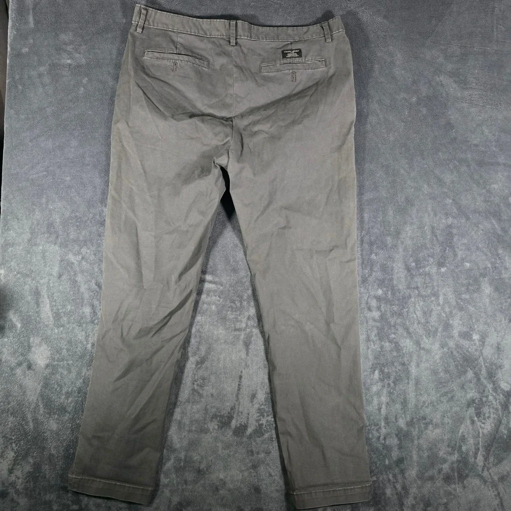 Banana Republic Slim‎ Fit Gray Chino Pants Mens Size 36x32 Casual